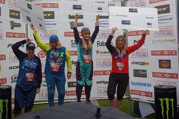 Team Tredz rider collects 3rd on the podium in round 4 of the British Downhill Series